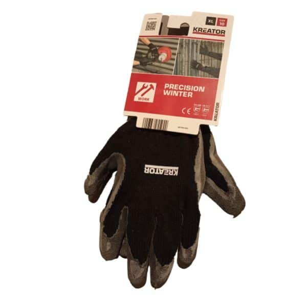 gants protection latex noir